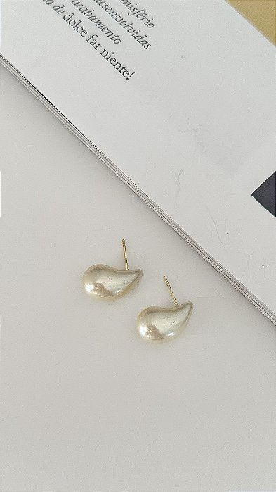 Brinco Gota pérola