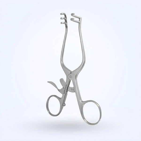 Afastador Weitlaner Curvo 13cm 2 X 3 Dentes