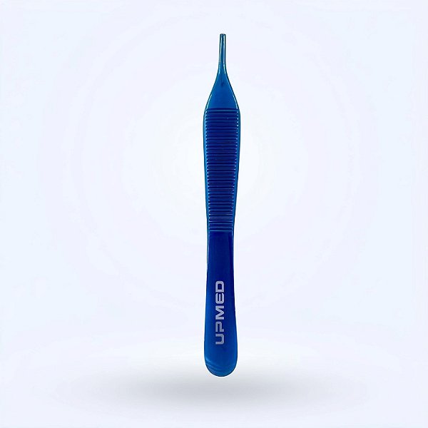 Pinça Adson Brown com Vídea Azul 12cm