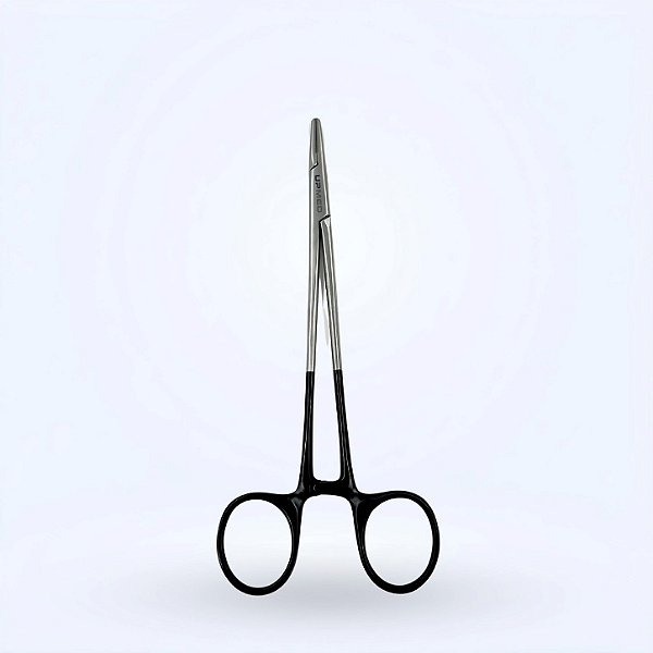 Porta Agulha Mayo Hegar com Vídea Cabo Preto 14cm