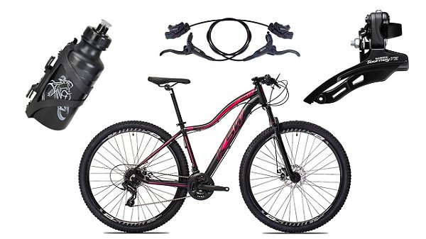 Bicicleta Aro 29 KSW Aluminio 6061 24v Freio Hidráulico