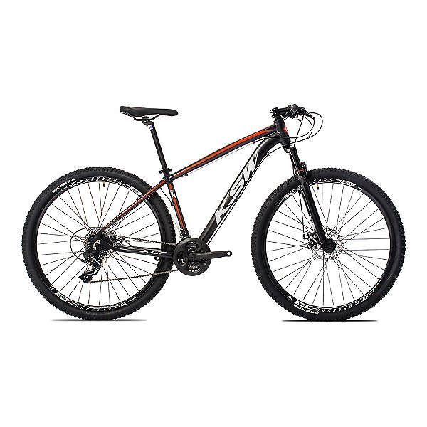 Bicicleta Aro 29 Ksw Shimano 24v Hibrida Garfo Alumínio E K7