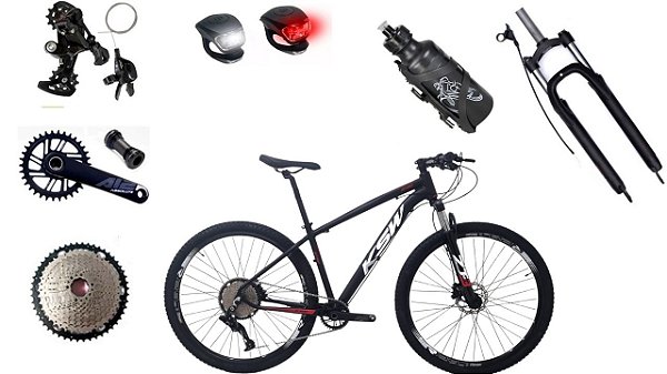 Bicicleta Aro 29 Ksw 12vel 1 X 12 Trava De Guidão K7 11/50