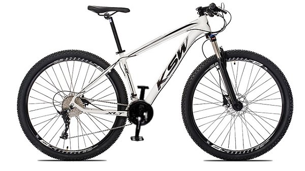 Bicicleta Aro 29 Ksw 27v Freio Hidráulico Trava E K7 11/40