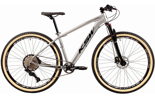 Bicicleta Aro 29 Ksw 9v Freio Hidráulico Trava E K7 11/40