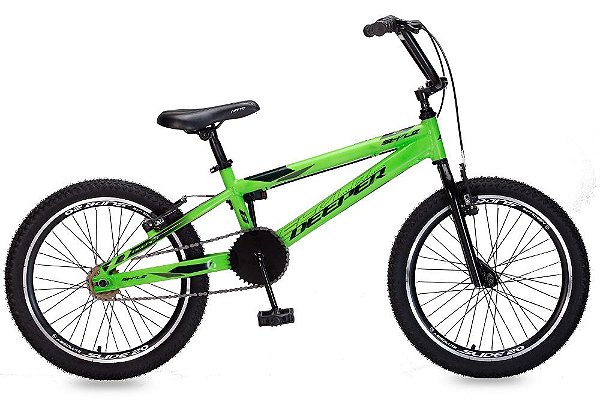 Bicicleta Aro 20 Alumínio  Deeper Bmx Style Verde