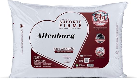 Travesseiro Altenburg Suporte Firme 050x070cm