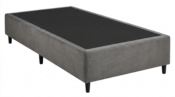 Cama Box Moraes Brasil Sued Cinza
