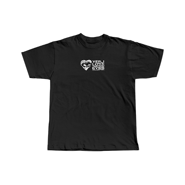 Camiseta Oversized Trendic Preta - Olhos da Alma
