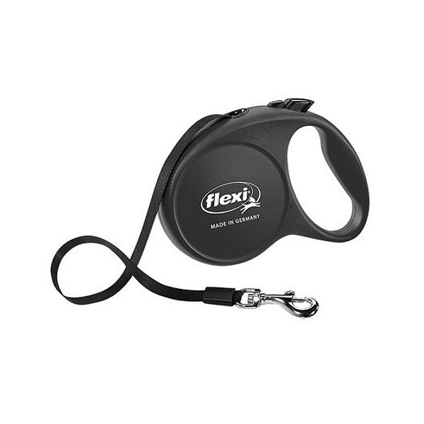 Guia Flexi Fun Fita Preta M 5M