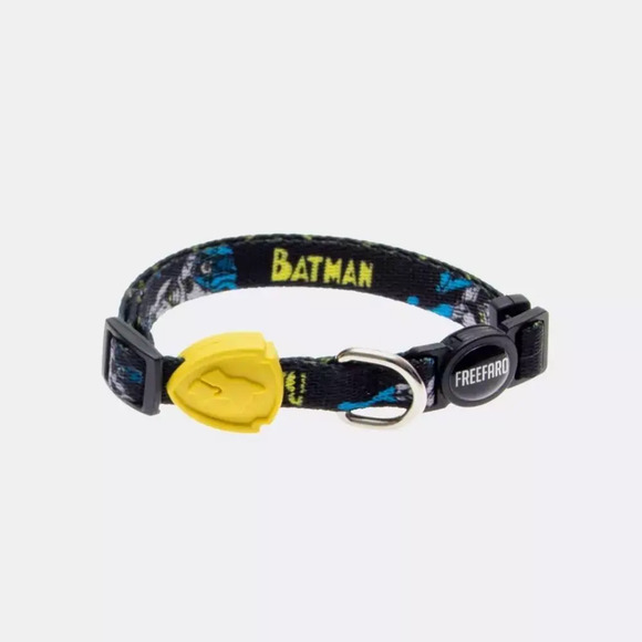 Coleira FreeFaro para Gatos Batman Único