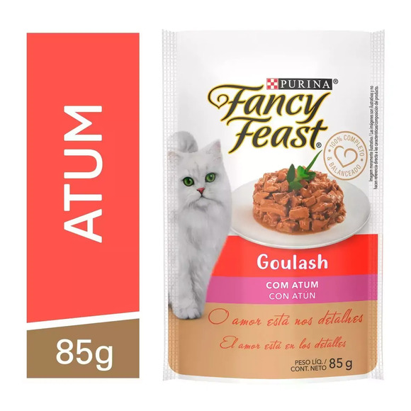 Ração Úmida Fancy Feast Goulash Atum 85 g