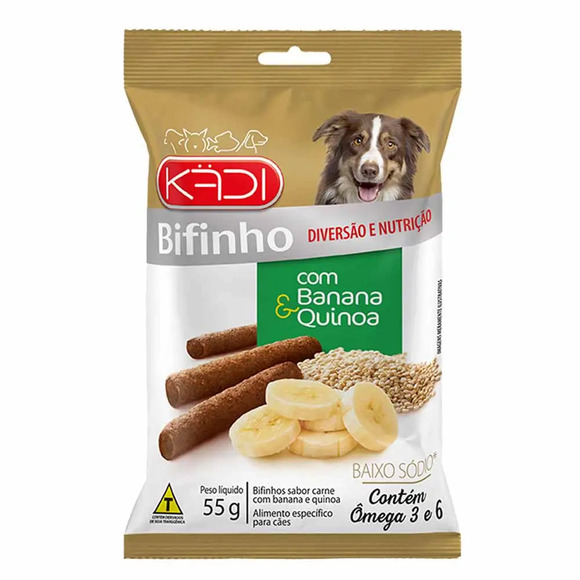Bifinho Banana e Quinoa Kadi 55 g