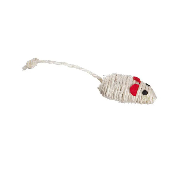 Brinquedo Ratinho Sisal com CatNip HomePet Único