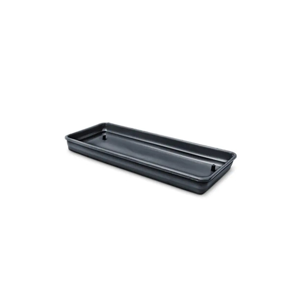 Prato Plástico Jardineira Preta Nutriplan 50 cm