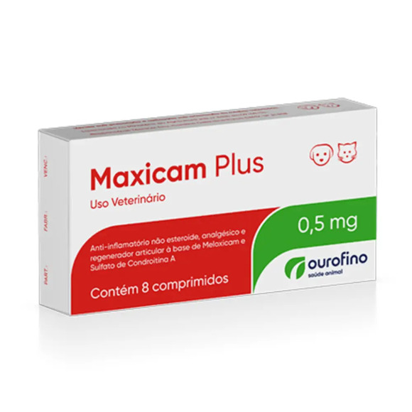 Anti-inflamatório Maxicam Plus Ourofino 0,5 mg