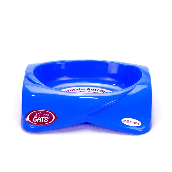 Comedouro Premium Gatos Pet Flex Azul Único