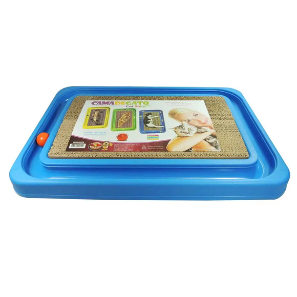 Cama de Gato Cat Relax Azul Furacão Pet Único