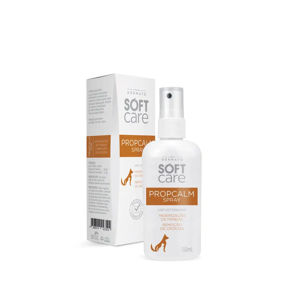 Higienizador de Feridas Antisséptico Natural Propcalm Spray Soft Care 100 ml