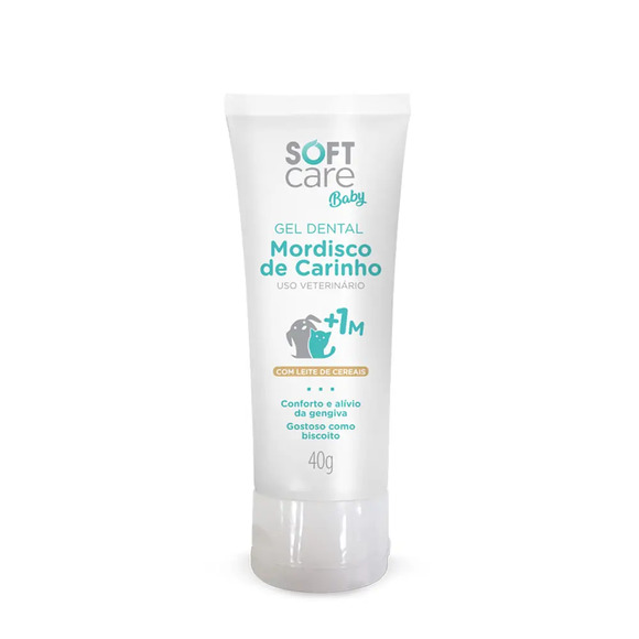 Gel Dental 1 Mês+ Mordisco de Carinho Soft Care Baby 40 g