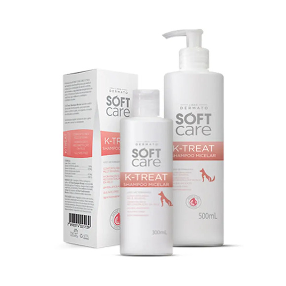 Shampoo Micelar para Pele Alérgica K-Treat Soft Care 500 ml