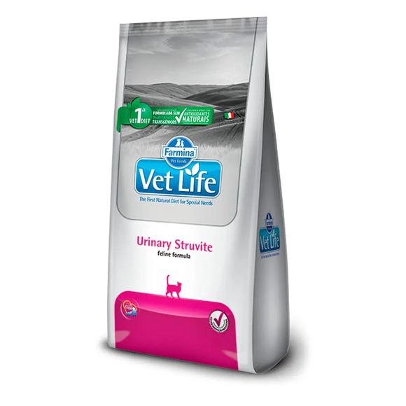Ração Vet Life Natural Gatos Urinary Struvite 7,5kg