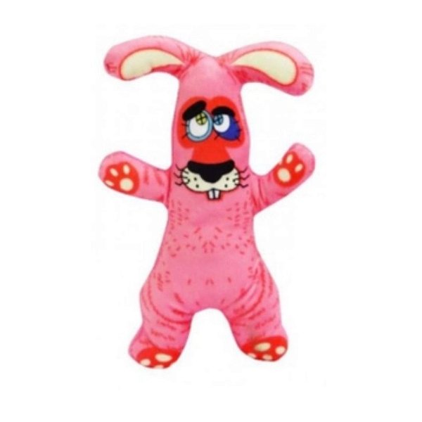 Brinquedo de Pelúcia para Cães Coelhinho Mix Color The Pets Brasil The Pets