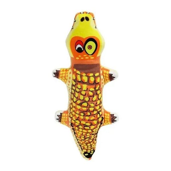 Brinquedo de Pelúcia para Cães Crocodilo Mix Color The Pets Brasil The Pets