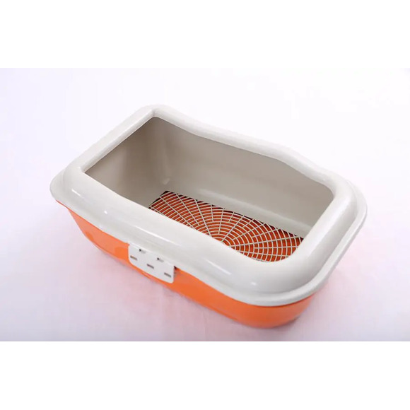 Banheiro Para Gato Furbox Laranja Único