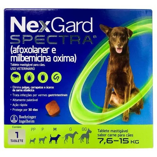 Nexgard Spectra M 1comp- 7,5 A 15kg