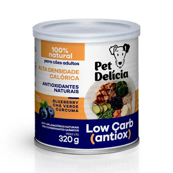 Ração Úmida Pet Delícia Cães Low Carb 320 g