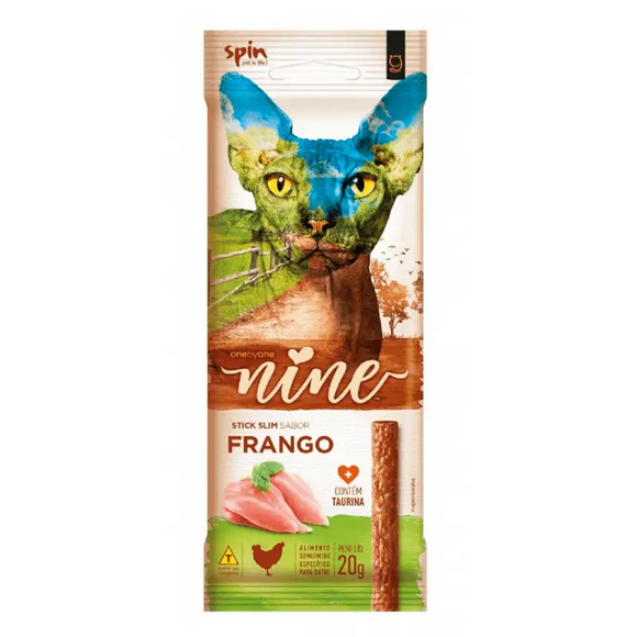 Stick Nine Cat Spin Pet 20g - Frango 20 g