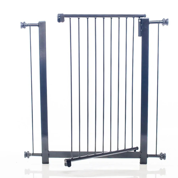 Portão Clássico Plus Grade Porta 80cm NF Pet Preto 80 cm
