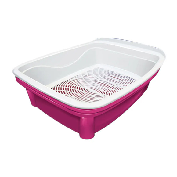 Banheira para Gato Classic Plus Rosa Furacão Pet Único