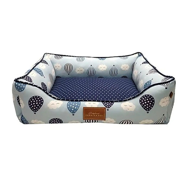 Cama Nuvem Fábrica Pet Azul M