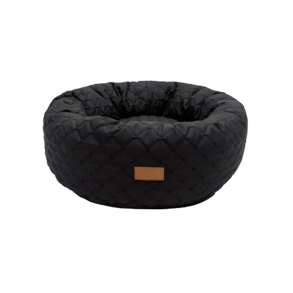 Cama Boia Matelasse  Fábrica Pet Preta M