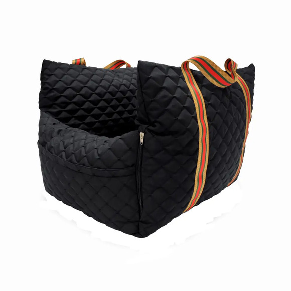 Cama Multi Bag Matelassê Fábrica Pet Preta Único