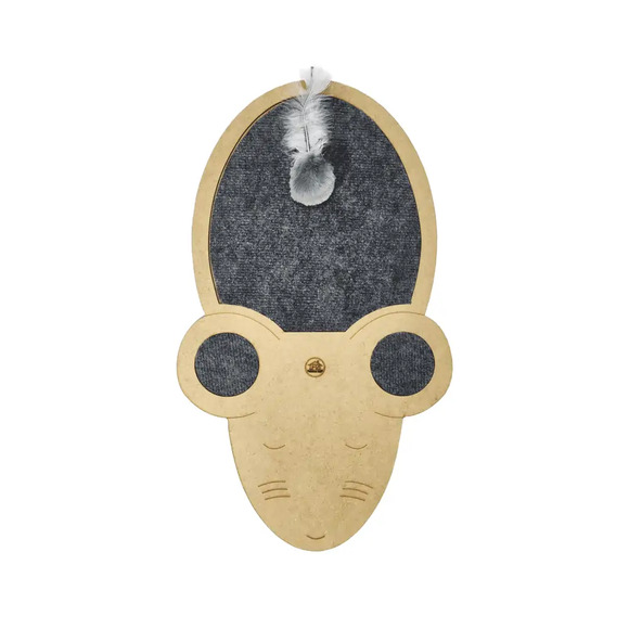 Arranhador Joy Mouse Fábrica Pet Cinza Único