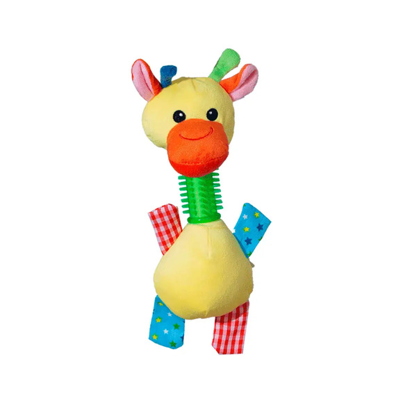 Brinquedo Pelúcia Mordedor Pato Amarelo Savana Único