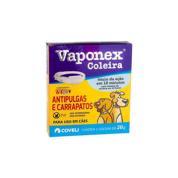 Coleira Vaponex 20g