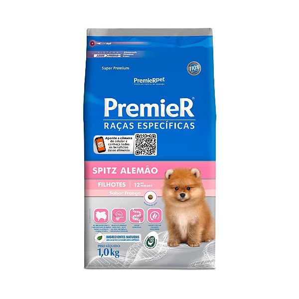 Premier CÃes Fil RaÇas Esp Spitz AlemÃo 1 Kg
