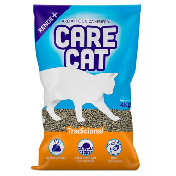 Areia Hig P Gato Carecat Tradicional 6x4kg