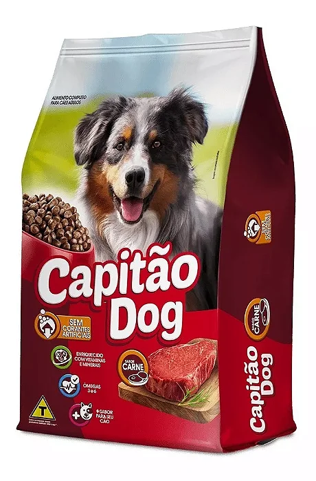 Capitao Dog Sabor Carne 14kg