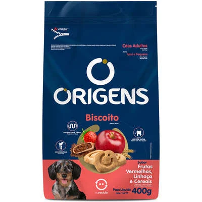 Biscoito Origens  Ad Pp Frutas Vermelhas 400 g