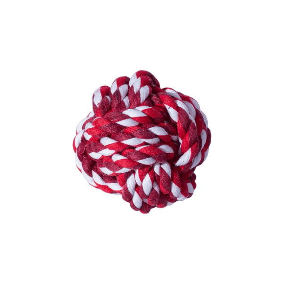 Brinquedo Bola de Corda com Aroma de Carne Savana Vermelha Único