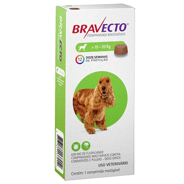 Bravecto 500mg 10 A 20 Kg