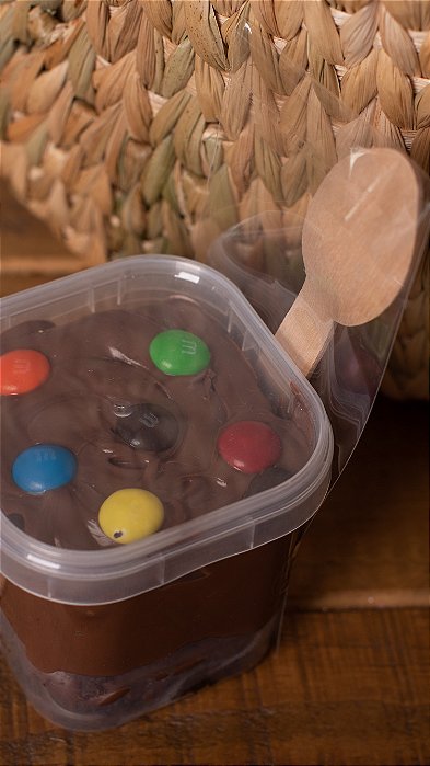 Baldinho de Brownie com Nutella (250g)