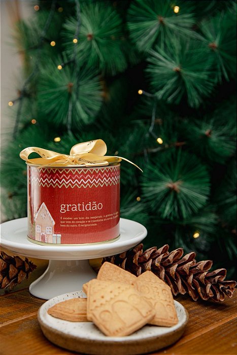 Biscoitos Amanteigados Casinhas Natal