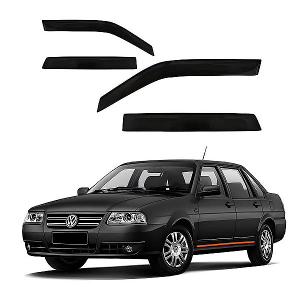 Calha de Chuva Automotiva VolksWagen Santana 4 Portas 1998