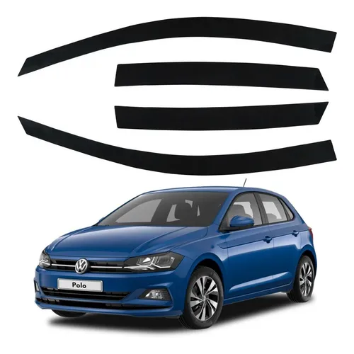 Calha de Chuva Automotiva VolksWagen Polo Hatch 2018